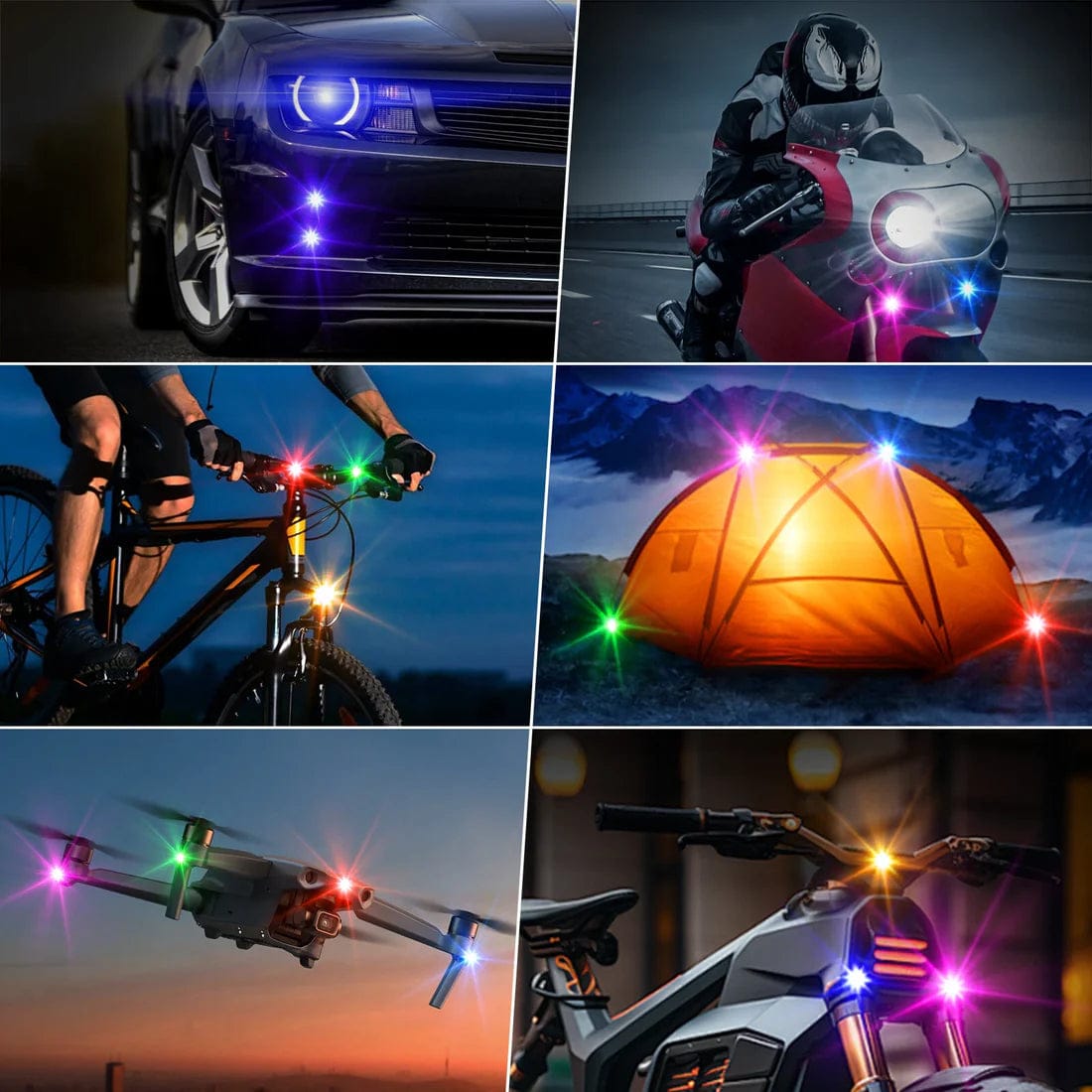 Wireless Car LED Strobe Light with Remote Control – Car Interior Warning Light - Image 3