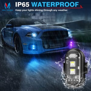 Alternative view of Wireless Car LED Strobe Light with Remote Control – Car Interior Warning Light