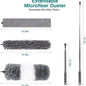 3 In 1 Adjustable Microfiber Duster