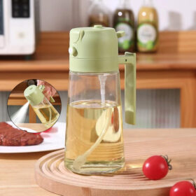 2-in-1 oil spray jug for dispensing and spraying cooking oil