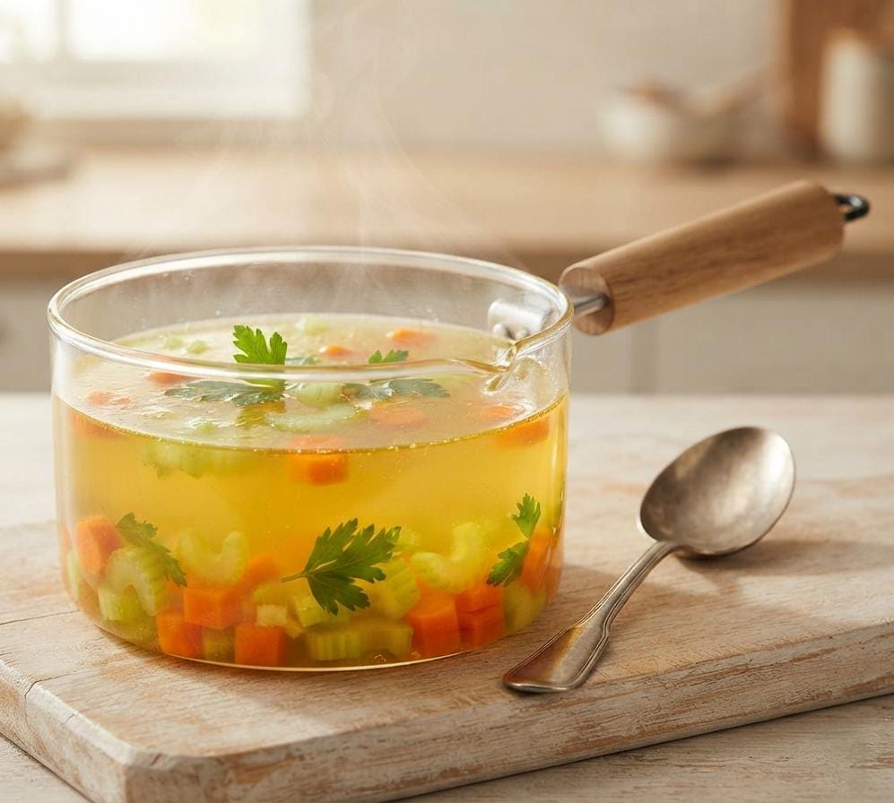 Premium Glass Saucepan with Wooden Handle & Lid - Image 5