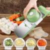 5-in-1 vegetable cutter and multi-function kitchen slicer for food preparation