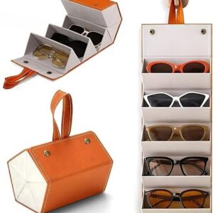 Alternative view of 6 Slot Leather Organizer For Sunglasses
