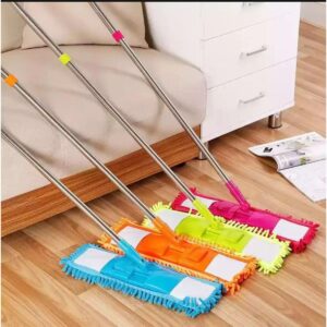 Alternative view of Microfiber Flat Mop With Steel Rod
