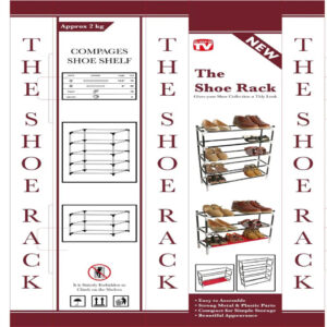 Alternative view of 5 Layer Heavy Duty Shoe Rack With Clothes In Shelf