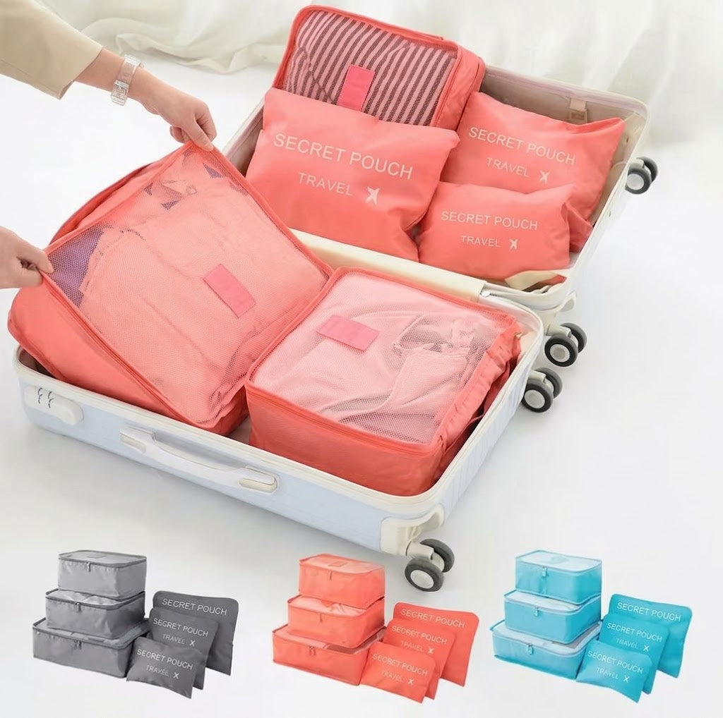 Pack of 6pcs Travel Storage Bag