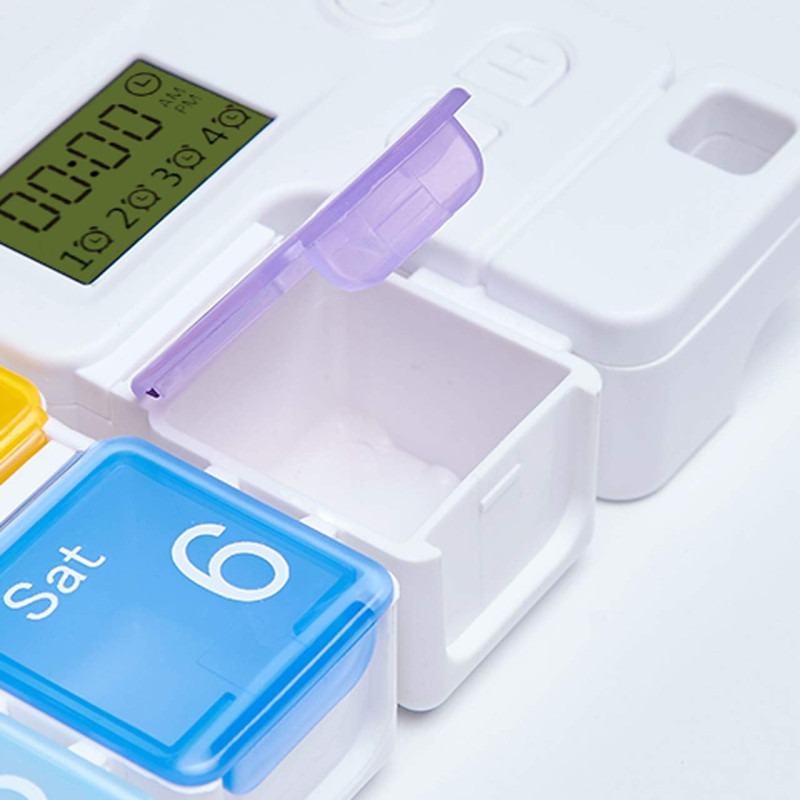 7 Day Pill Dispenser Organizer with Reminder Alarm – Portable Medicine Box - Image 7