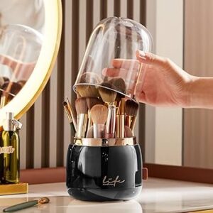 Alternative view of 360° Rotating Makeup Brush Holder Portable Desktop Makeup Organizer