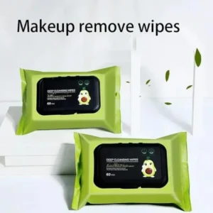 Alternative view of 80 PCS Avocado Makeup Remover Wipes – Gentle Cleansing Wet Wipes for Face, Eyes & Lips