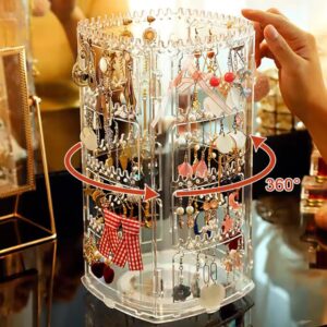 Alternative view of 360° Rotating Luxury Earrings Organizer