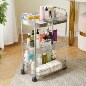 3 Tier Acrylic Trolley