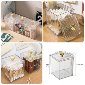 Acrylic Cotton Swab Holder