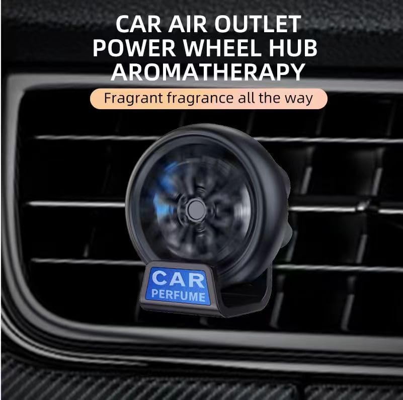 Bushineco Speed Wheel Hub Car Air Vent Aromatherapy – Stylish Car Perfume Diffuser - Image 3