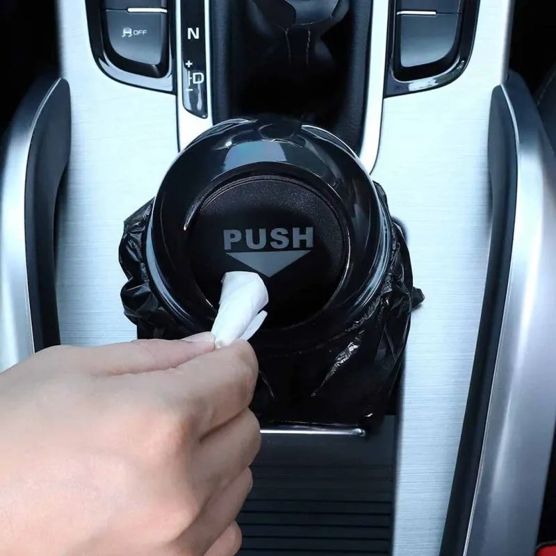 Mini Car Trash Dust Bin – Compact Auto Garbage Can for Car Interior - Image 3