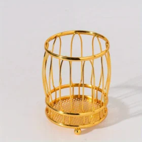 Golden Kitchen Spoon Holder