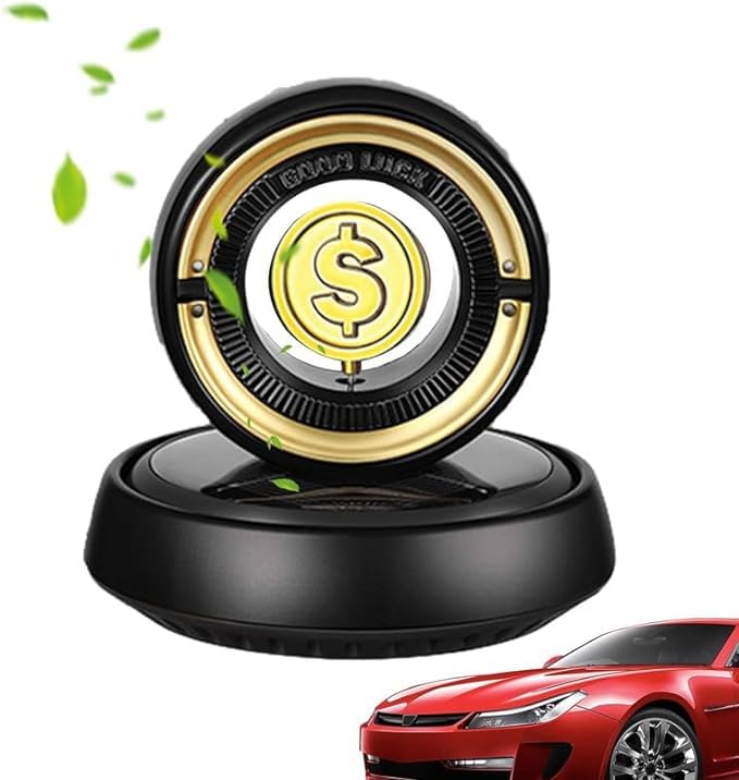 Good Luck Solar Car Air Freshener – Dashboard Aromatherapy Diffuser with Fragrance Tablet - Image 6