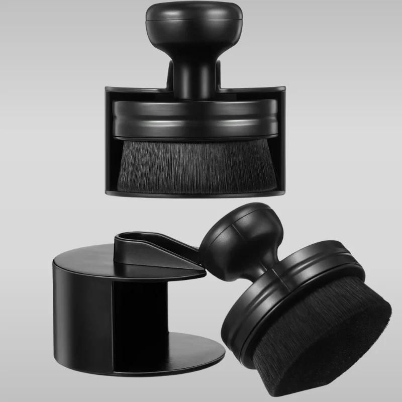 Round Car Tyre & Trim Dressing Applicator Brush - Image 3