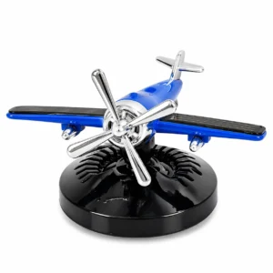 Alternative view of Solar Airplane Car Fragrance Air Freshener | Rotating Propeller