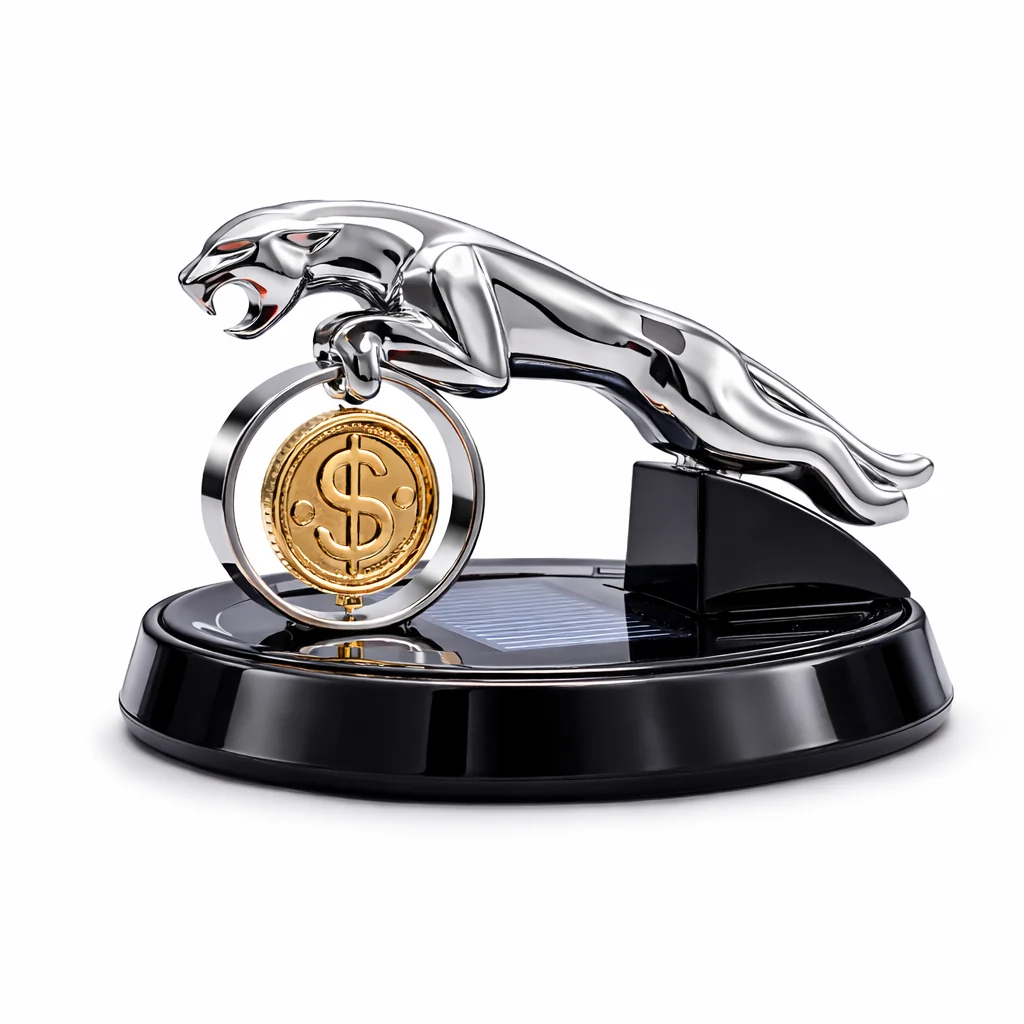 Solar Powered Leopard Car Dashboard Fragrance | Stylish Car Perfume - Image 2