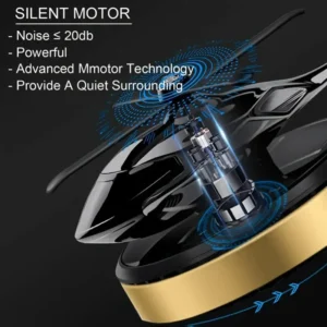 Solar Powered Rotating Helicopter Car Air Freshener
