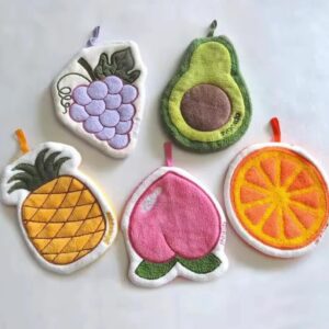 Cute Fruit Shape Microfiber Cleaning Towel