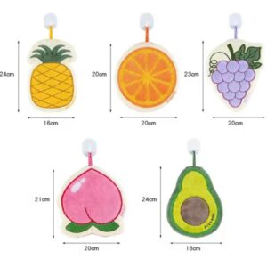Alternative view of Cute Fruit Shape Microfiber Cleaning Towel