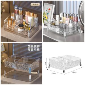 Acrylic Desktop Makeup Organizer