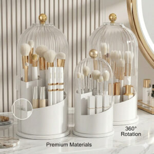Alternative view of Dustproof Rotating Luxury Brush Holder