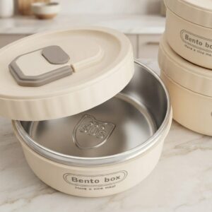 Alternative view of 3in1 Portable Stainless Steel Lunch Box with Insulated Bag
