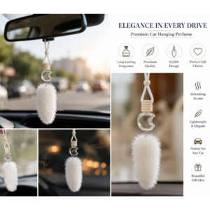 Car hanging perfume aroma diffuser for vehicle interior fragrance