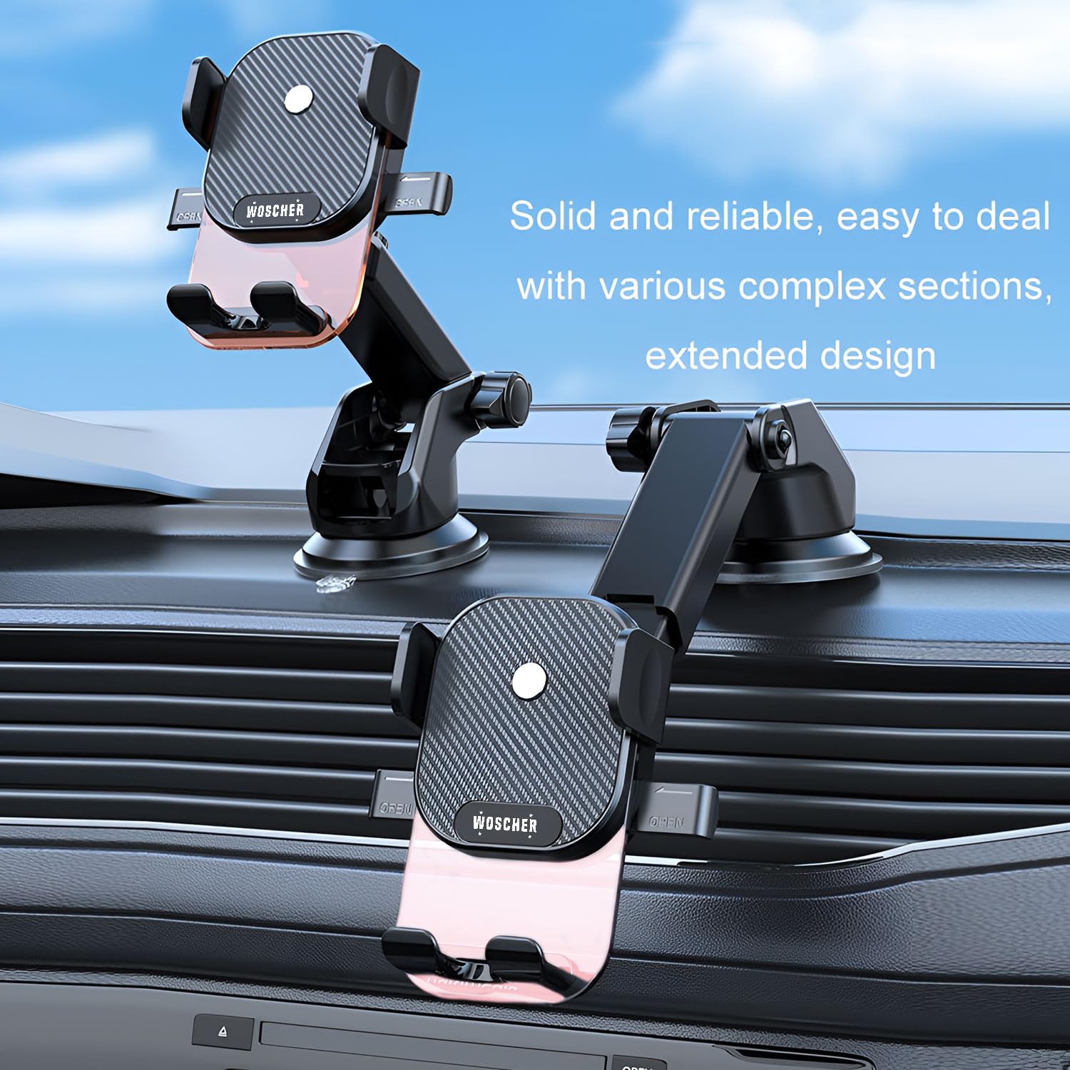 Car Suction Cup Phone Holder N81 – Windshield Mobile Mount - Image 4