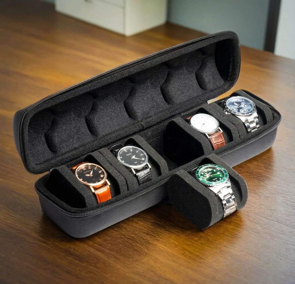 5 Slot Portable Watch Organizer Premium Quality