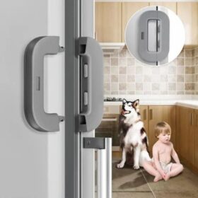 Child safety lock for compatible cabinets and drawers