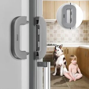 Child safety lock for compatible cabinets and drawers