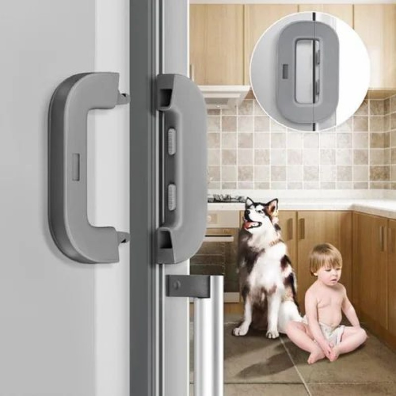 Child safety lock for compatible cabinets and drawers