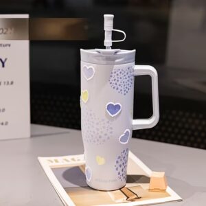 Cute Heart Pearl Stainless Steel Tumbler 1200ml