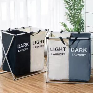 Alternative view of Foldable Waterproof Laundry Basket with Aluminium Frame