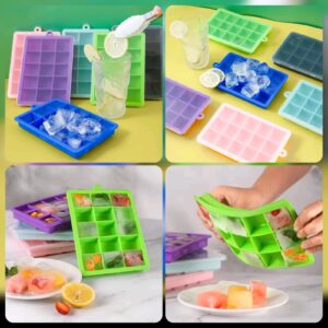 Alternative view of Silicone Ice Cube Tray With Cover Lid