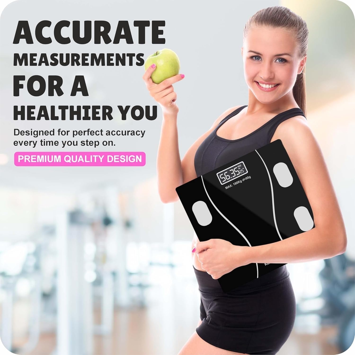 Digital Body Weight Scale 180kg – Electronic Bathroom Weighing Scale - Image 4