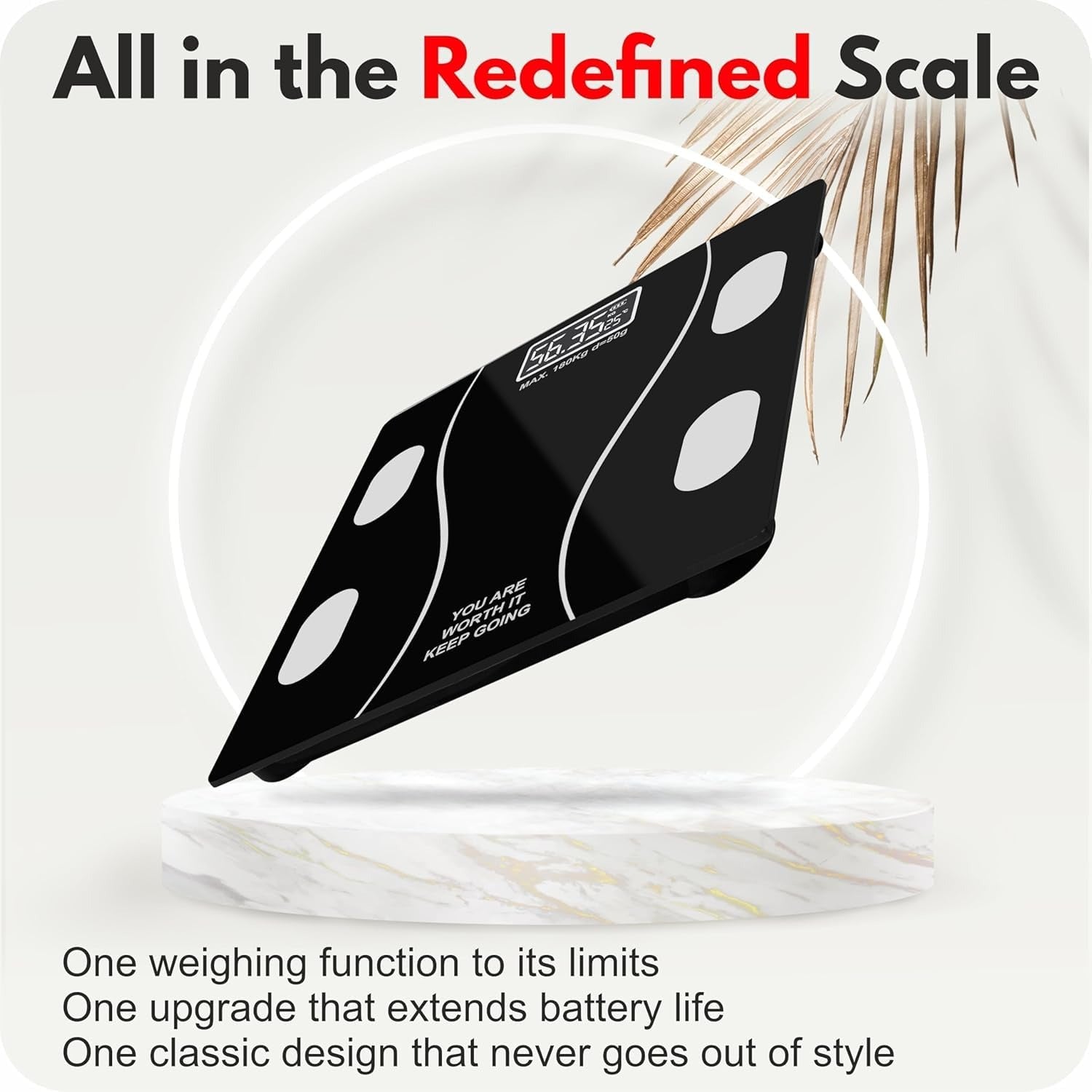 Digital Body Weight Scale 180kg – Electronic Bathroom Weighing Scale - Image 5