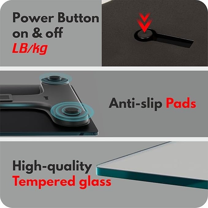 Digital Body Weight Scale 180kg – Electronic Bathroom Weighing Scale - Image 6
