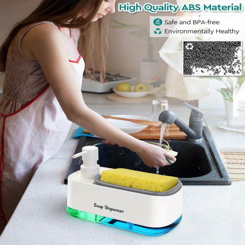 Hand & Dish Soap Pump Dispenser – Premium Kitchen Dispenser - Image 11