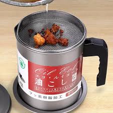 Kitchen Cooking Oil Separator Filter Pot Stainless Steel – 1.4L - Image 6