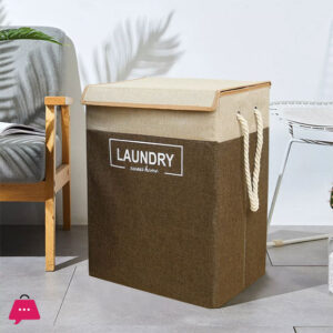 Alternative view of Laundry Basket With Lid