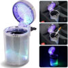 Multicolor LED Ashtray for Car Home and Office Use