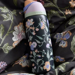 Owala FreeSip Bow 320 oz water bottle in Midnight Garden Floral design