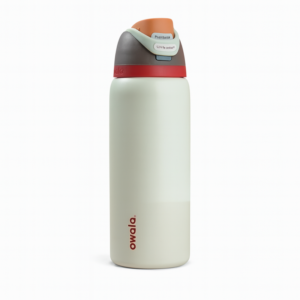 Owala FreeSip 320 oz water bottle in ivory white