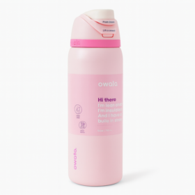 Owala FreeSip 320 oz water bottle in pink