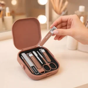 Alternative view of Premium Nail Cutter with Hard Case – Black Color, Made in China