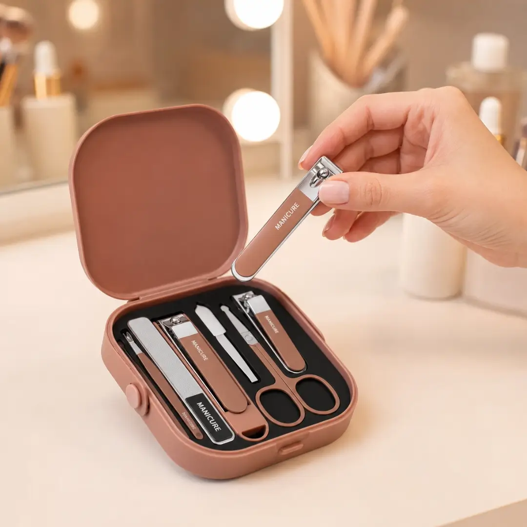 Premium Nail Cutter with Hard Case – Black Color, Made in China - Image 2